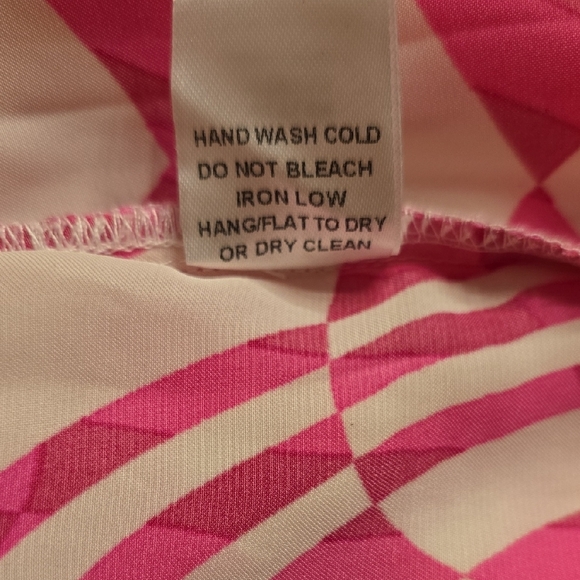 ODDY Pink and White Swirl Mini Dress - Picture 7 of 15